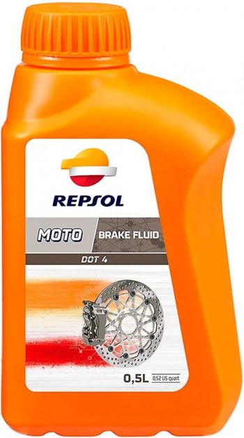 LIQUIDO FRENOS REPSOL DOT-4 500 ML.