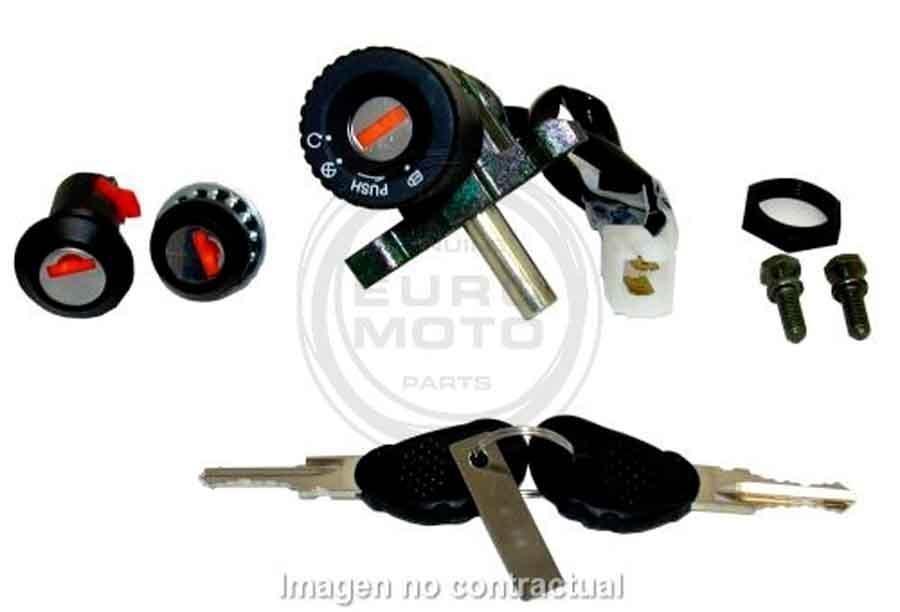 KIT CONTACTO, SILLÍN Y GUANTERA APRILIA HABANA CUSTOM 50  SGR  27100111