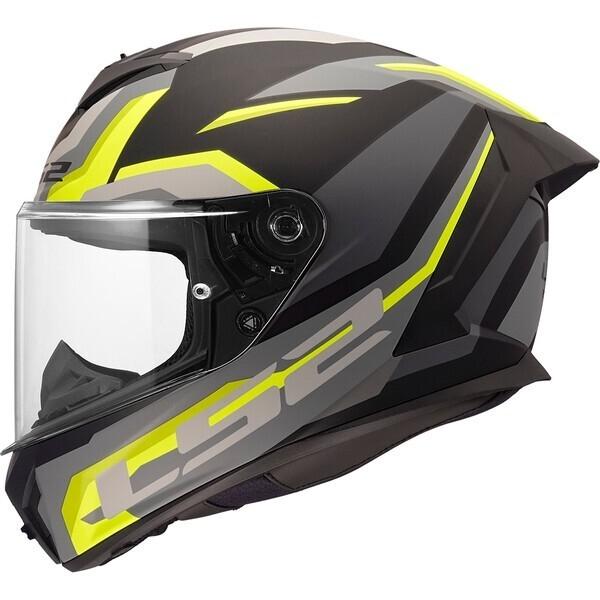 CASCO LS2 FF820 RAPID III HYPER BLACK H-V YELLOW