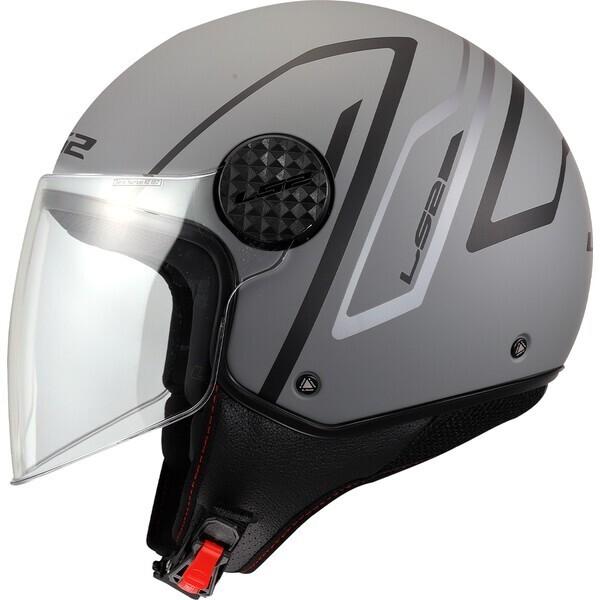 CASCO LS2 OF558 SPHERE LUX II MINIM BLACK GREY-06