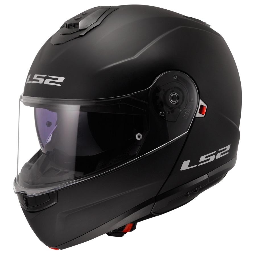 CASCO LS2 CONVERTIBLE FF908 STROBE II MATT BLACK-06