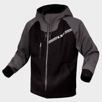 CHAQUETA LS2 THROTTLE MAN JACKET BLACK DARK GREY