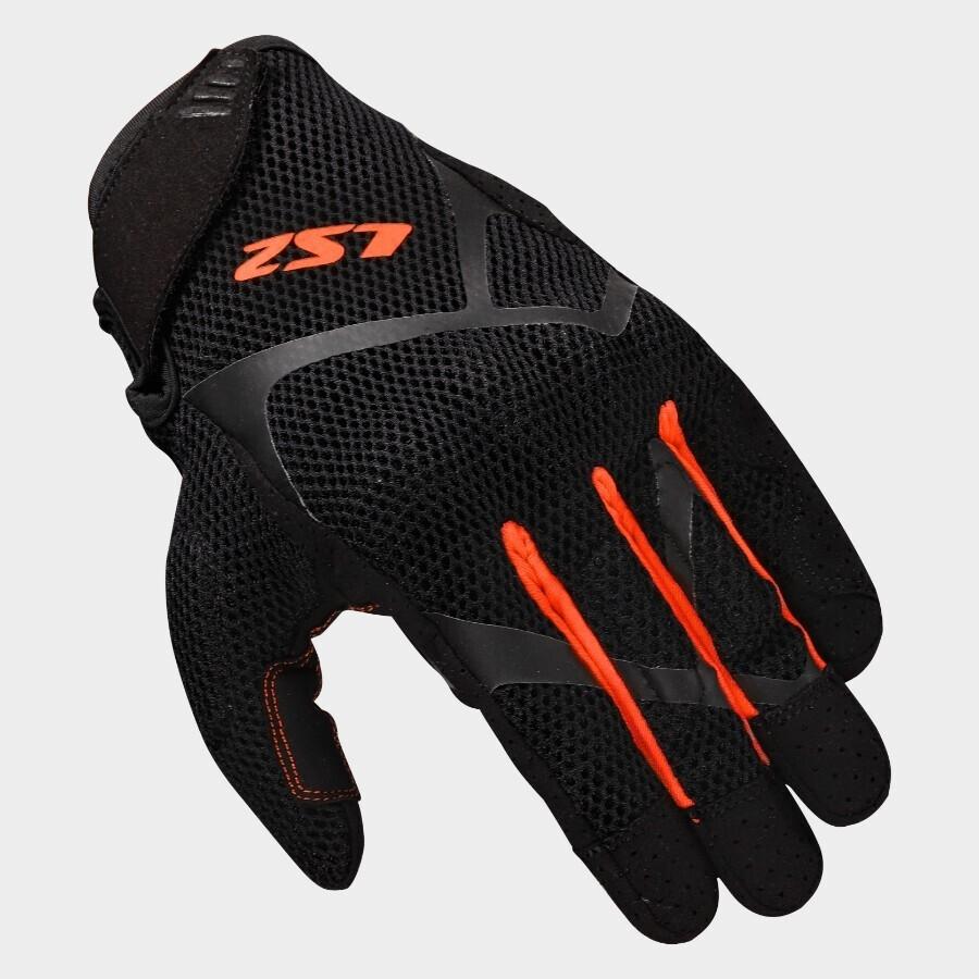 GUANTES LS2 RAY II MAN GLOVES BLACK RED