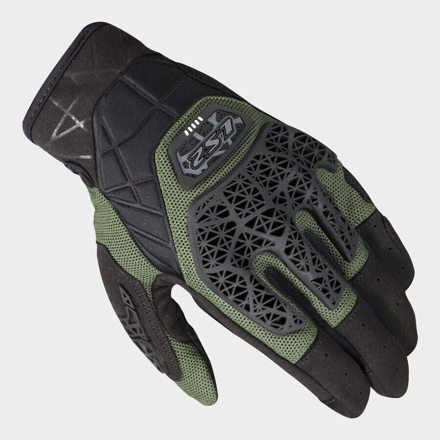 GUANTES LS2 ALL TERRAIN II MAN GLOVES BLACK GREEN