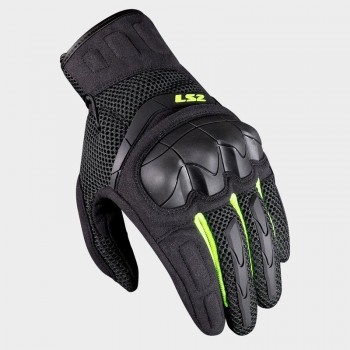 GUANTES LS2 KUBRA MAN GLOVES ANTHRACITE H-V YE
