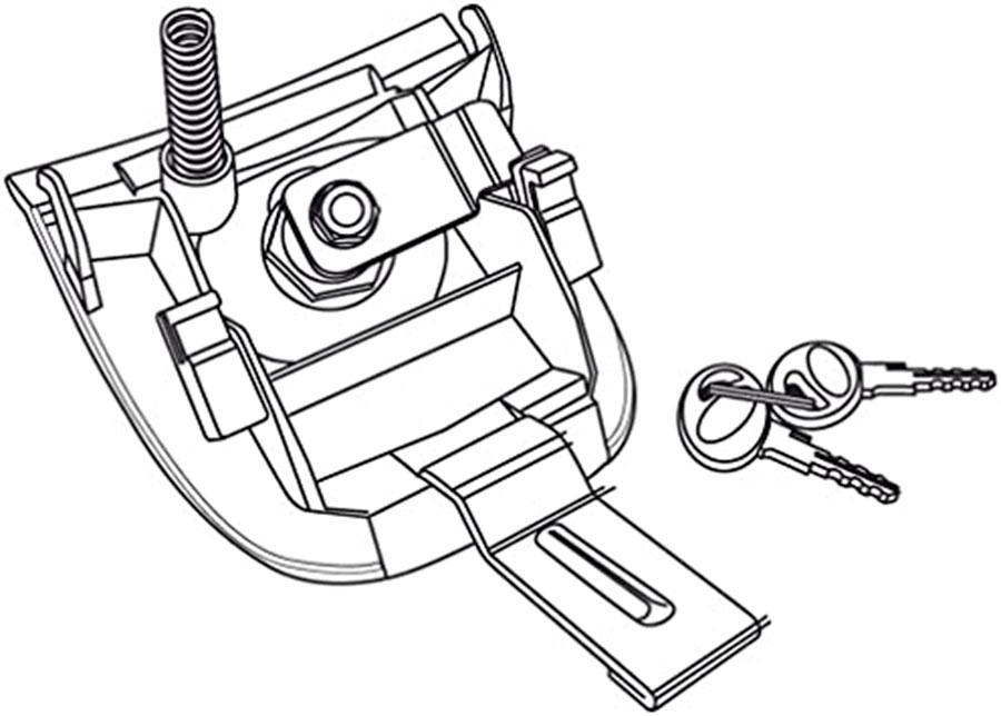 CERRADURA MALETA SH-29  D1B29MAR