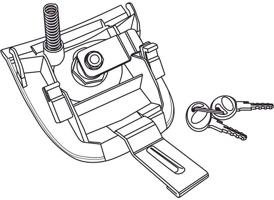 CERRADURA MALETA SH-37  D1B37MAR