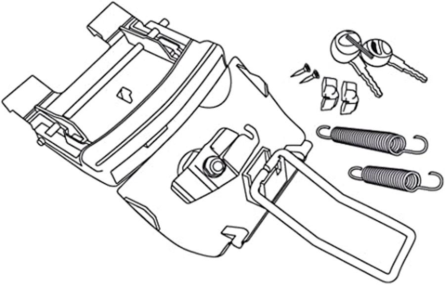 CERRADURA MALETA SH-46  D1B46MAR