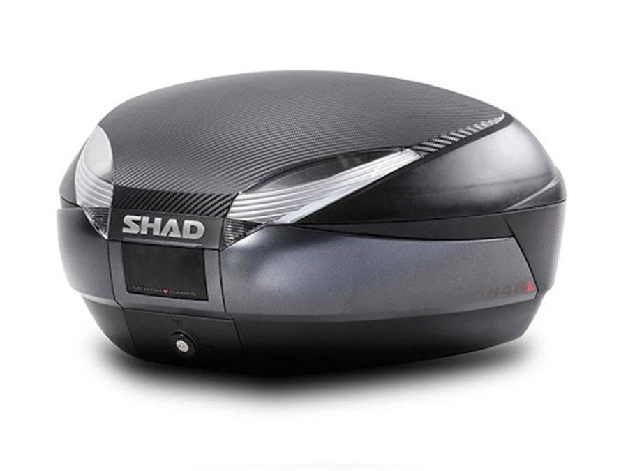 MALETA SHAD SH48 GRIS OSCURO/NEGRO    D0B48300