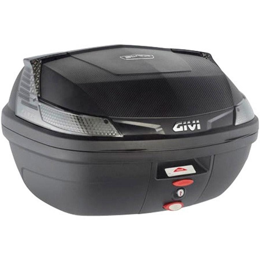 MALETA GIVI ML47 LTS B47NT  BLADE NEGRO BASE CATADIOPTRICOS AHUMADOS CON KIT CON PARRILLA