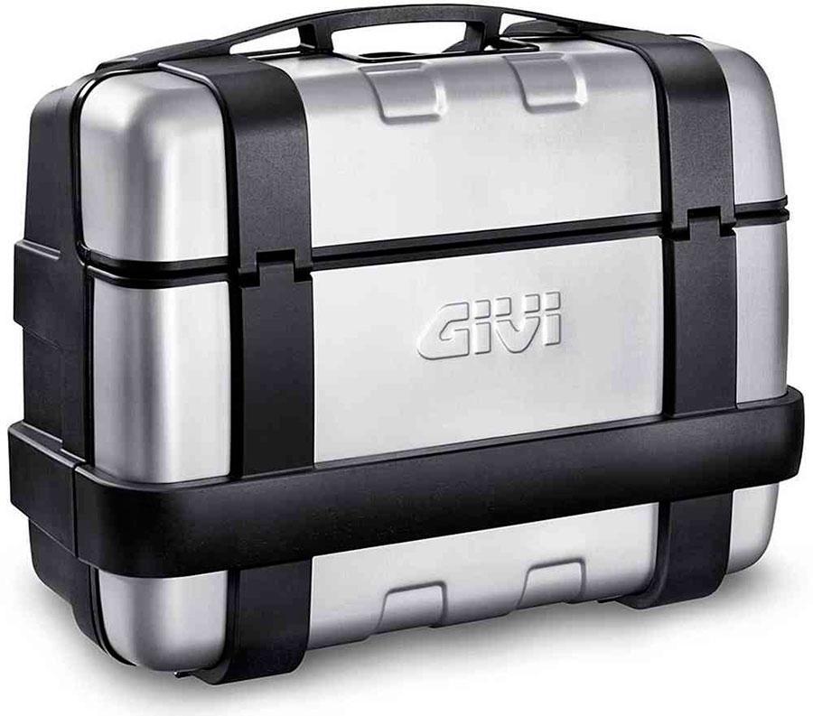 MALETA TRASERA GIVI TRK33N ACABADO ALUMINIO    33 LTS.  TRK33N