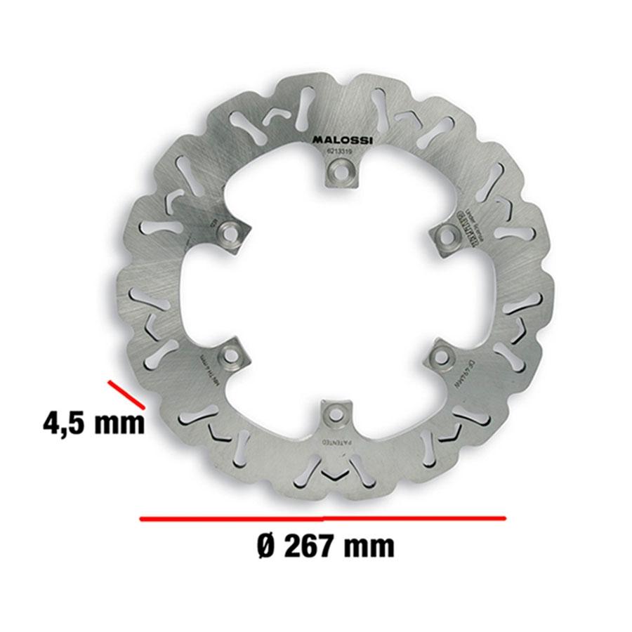 DISCO FRENO TRASERO MALOSSI WHOOP DISC YAMAHA T-MAX 500  6213319