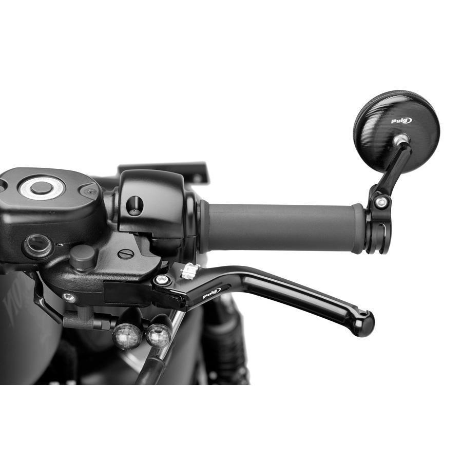 MANETA PUIG EMBRAGUE FIJA CUSTOM NEGRA SELECTOR C/PLATA
