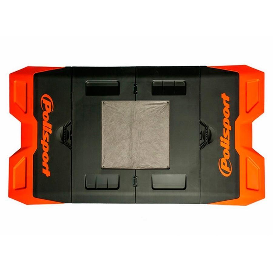 ALFOMBRA PLASTICA DE BOX POLISPORT NARANJA    8982200002