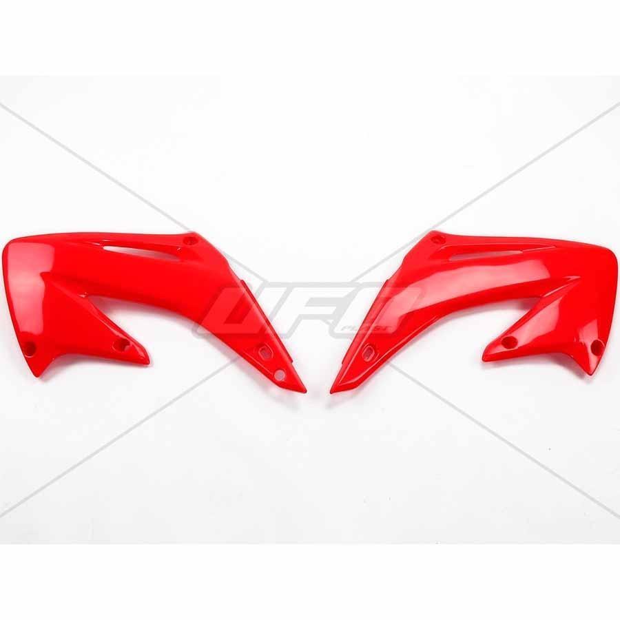 PLÁSTICOS LATERALES DE RADIADOR UFO HONDA ROJO HO03689-070   41184