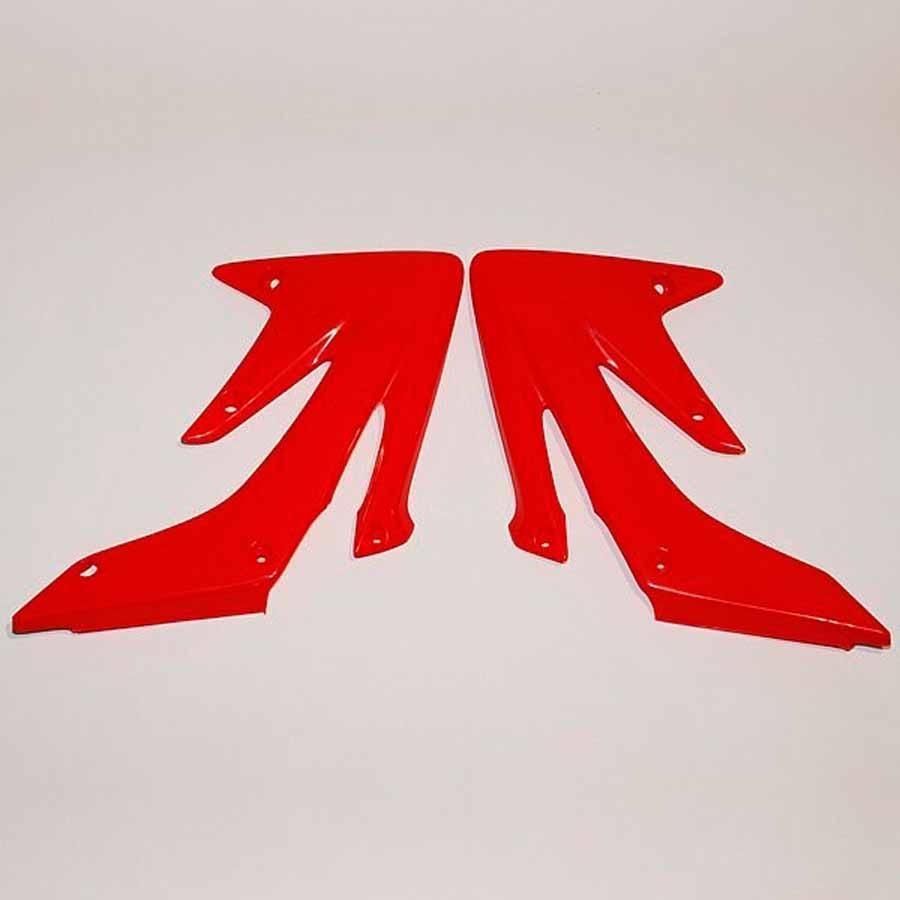PLÁSTICOS LATERALES DE RADIADOR UFO HONDA ROJO HO03634-070   41194