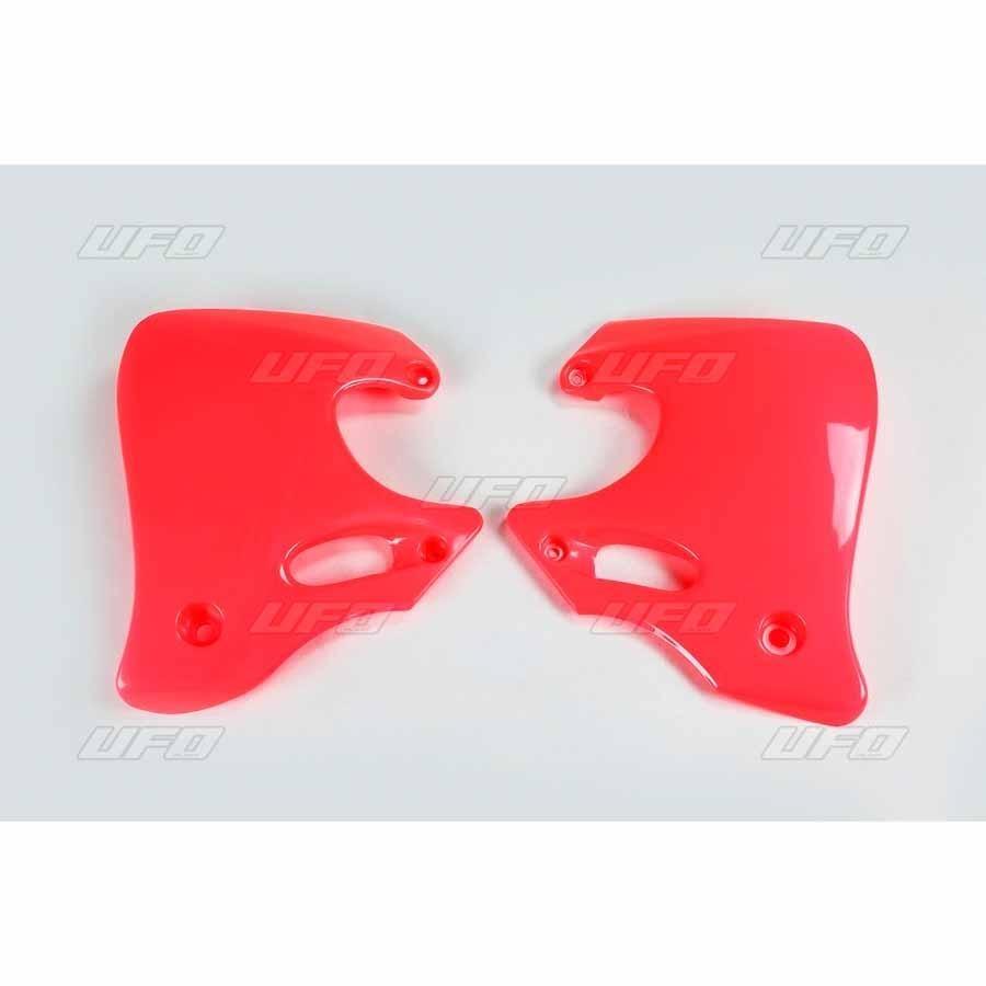 PLÁSTICOS LATERALES DE RADIADOR UFO HONDA ROJO HO02653-061   46922