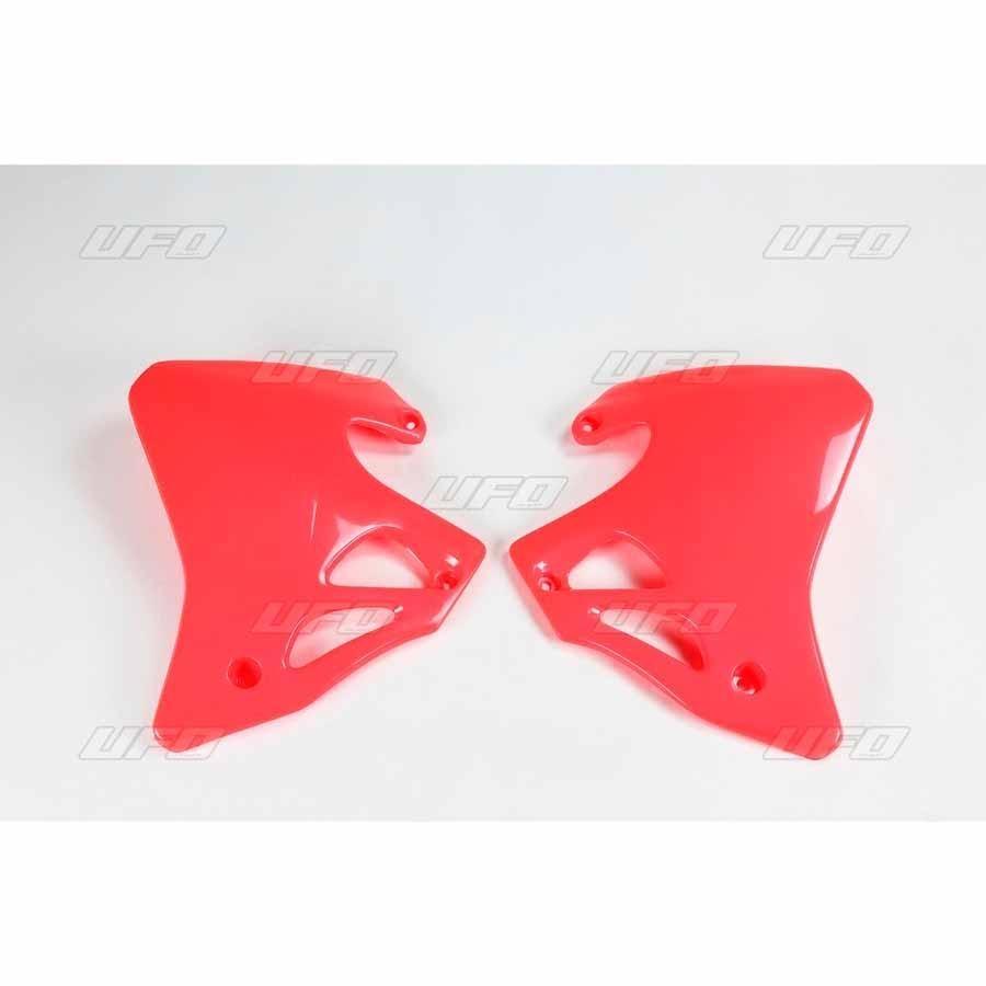 PLÁSTICOS LATERALES DE RADIADOR UFO HONDA ROJO HO02672-067   46962