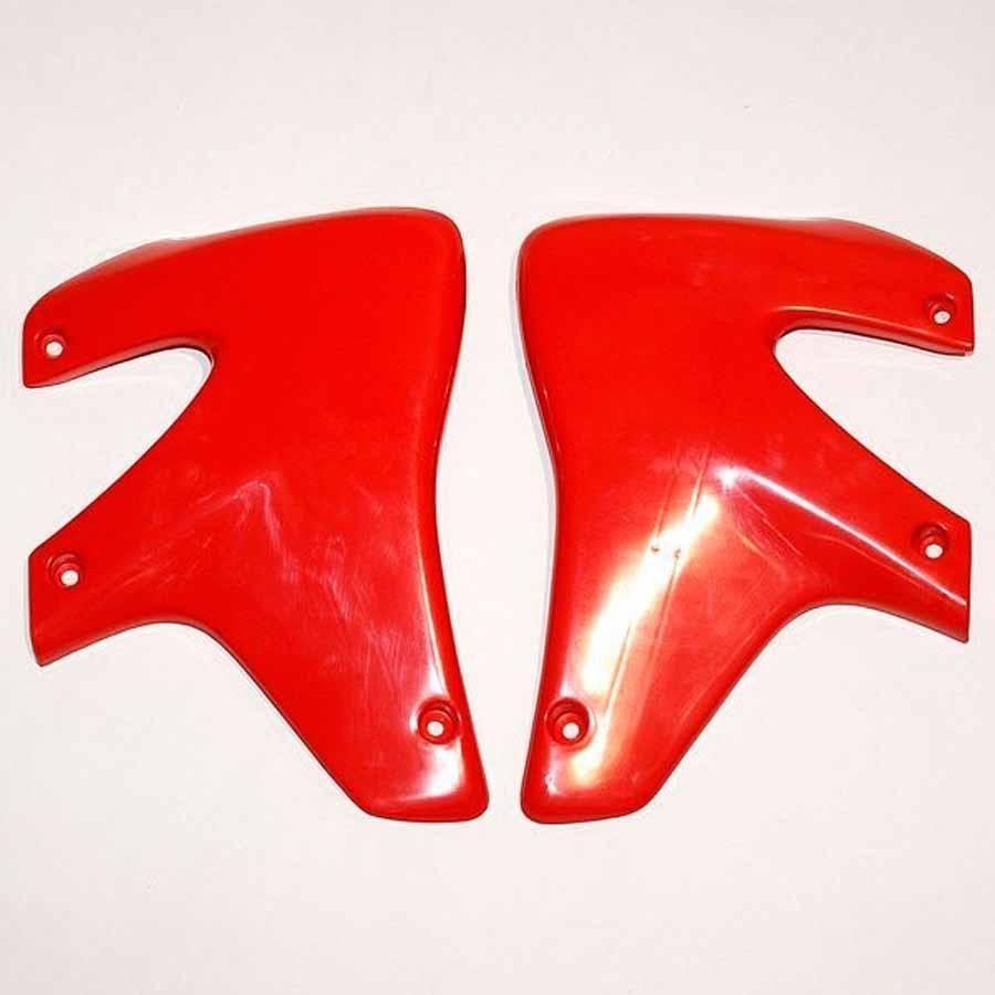 PLÁSTICOS LATERALES DE RADIADOR UFO HONDA ROJO HO03676-069   47008