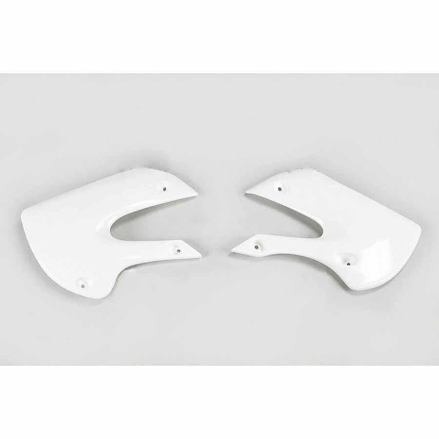 PLÁSTICOS LATERALES DE RADIADOR UFO KAWASAKI BLANCO KA03733-047   47213