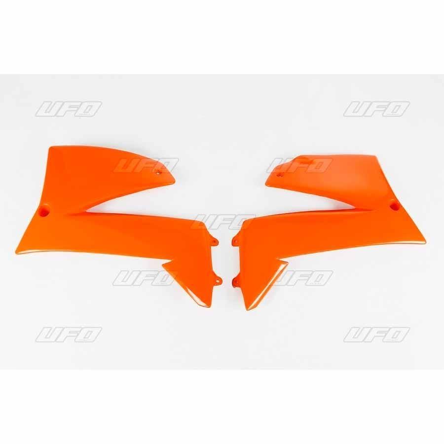 PLÁSTICOS LATERALES DE RADIADOR UFO KTM NARANJA KT03013-127   47312
