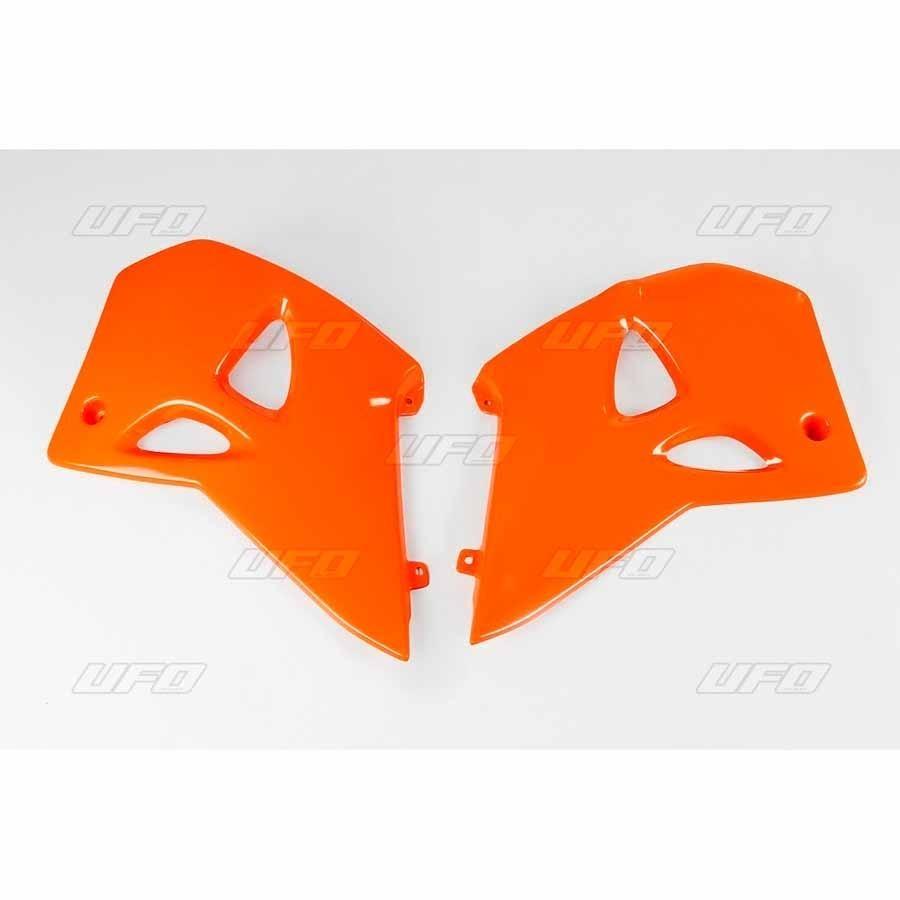 PLÁSTICOS LATERALES DE RADIADOR UFO KTM NARANJA KT03044-127   47338