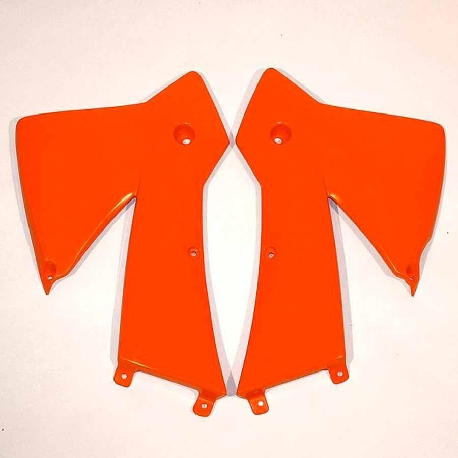 PLÁSTICOS LATERALES DE RADIADOR UFO KTM NARANJA KT03065-127   47352