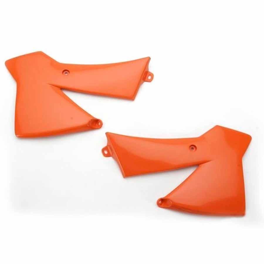 PLÁSTICOS LATERALES DE RADIADOR UFO KTM NARANJA KT03072-127   47360
