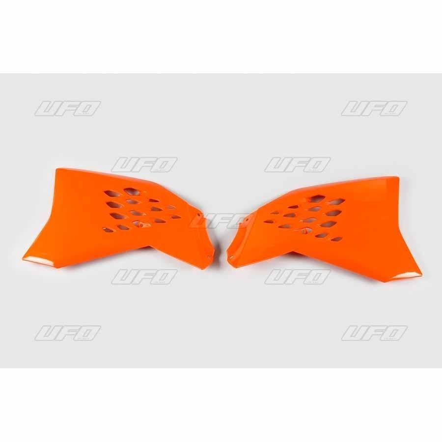 PLÁSTICOS LATERALES DE RADIADOR UFO KTM NARANJA KT04009-127   47381