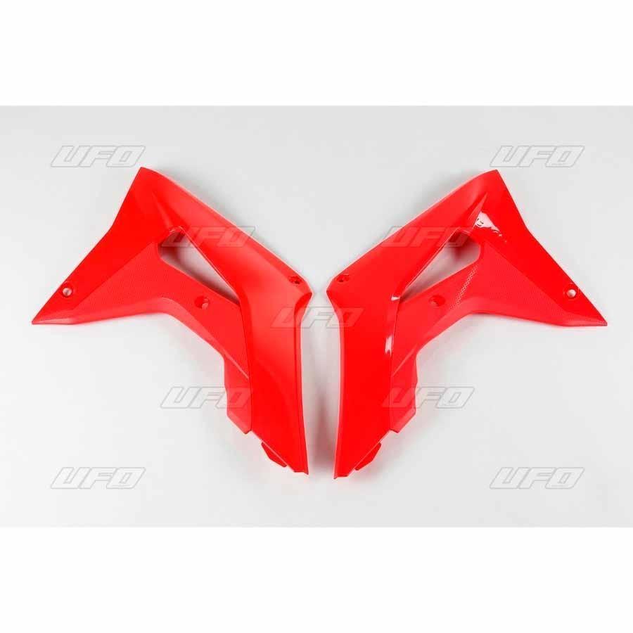 PLÁSTICOS LATERALES DE RADIADOR UFO HONDA ROJO HO04682-070   89623