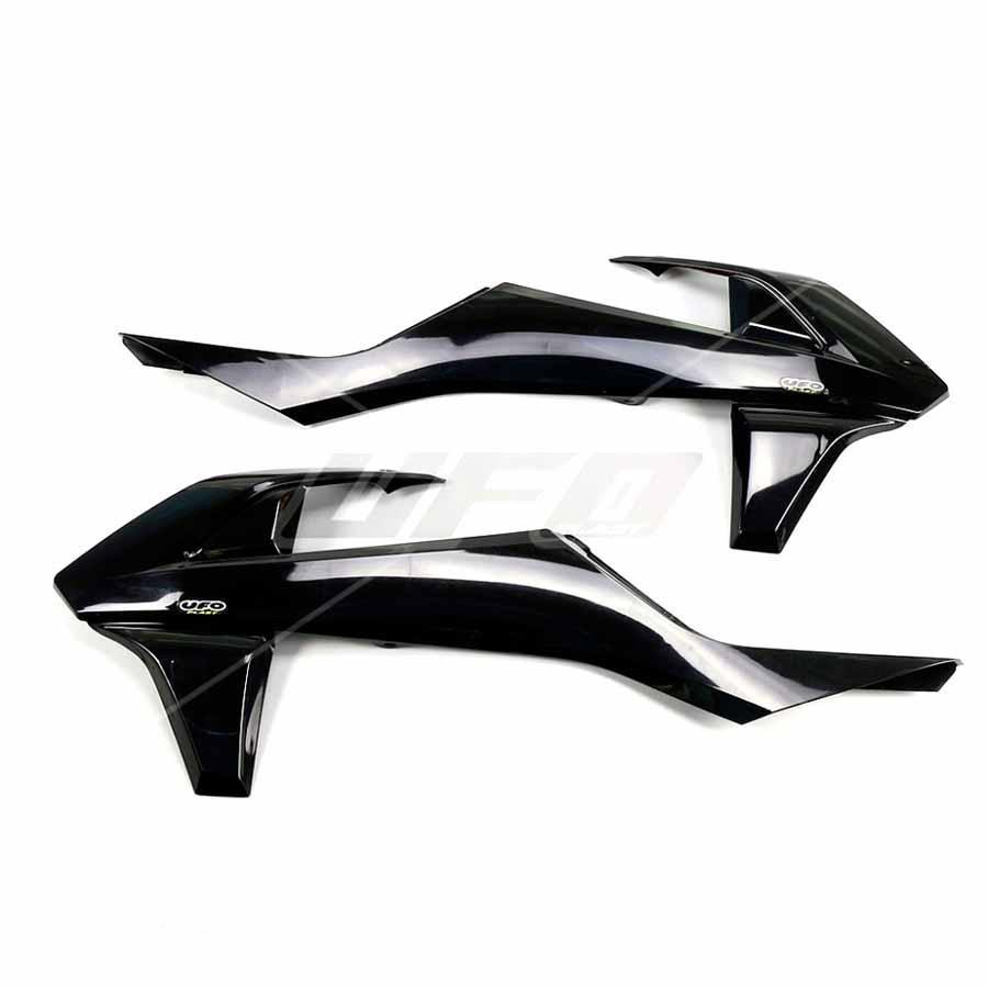 PLÁSTICOS LATERALES DE RADIADOR UFO KTM NEGRO KT04061-001   89663