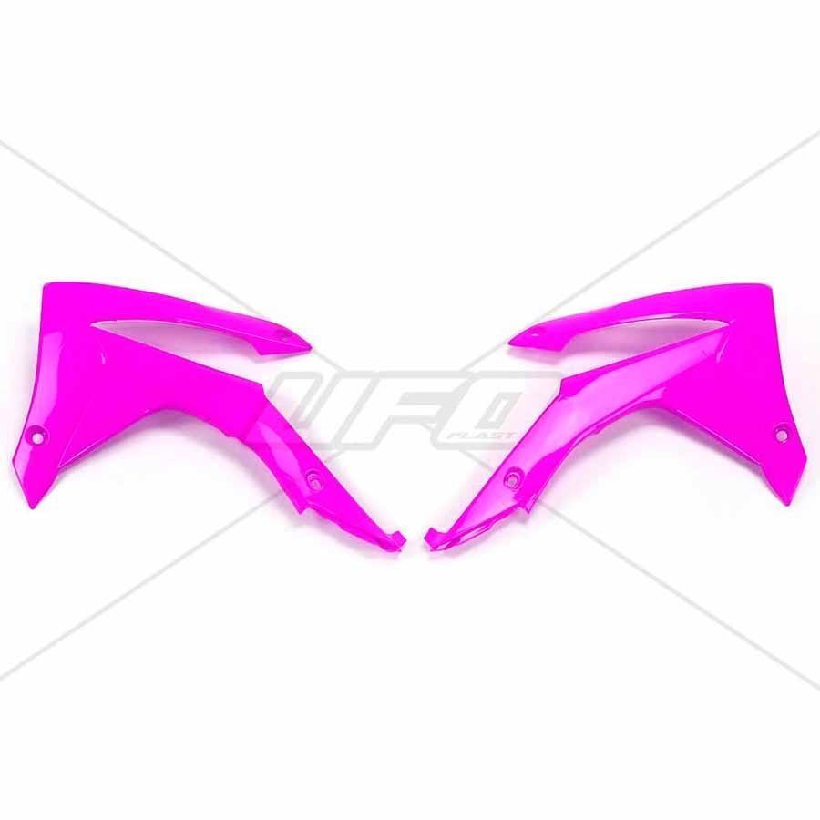 PLÁSTICOS LATERALES DE RADIADOR UFO HONDA ROSA FLUOR   93221