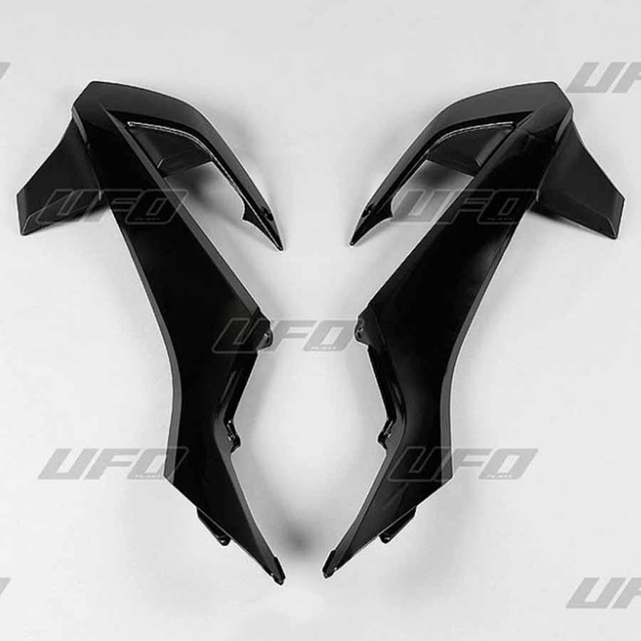 PLÁSTICOS LATERALES DE RADIADOR UFO KTM NEGRO KT04073-001   94863