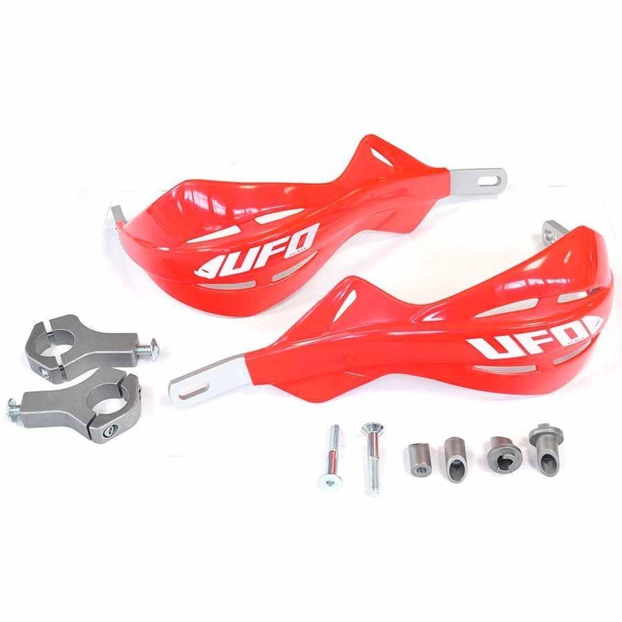 PARAMANOS CUBREMANETAS UFO CERRADO ALU HANDGUARDS 28 ROJO PM01633-070   41490