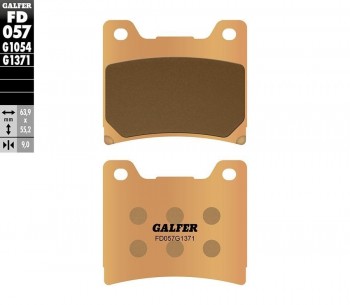 PASTILLAS FRENO GALFER 057 G1371