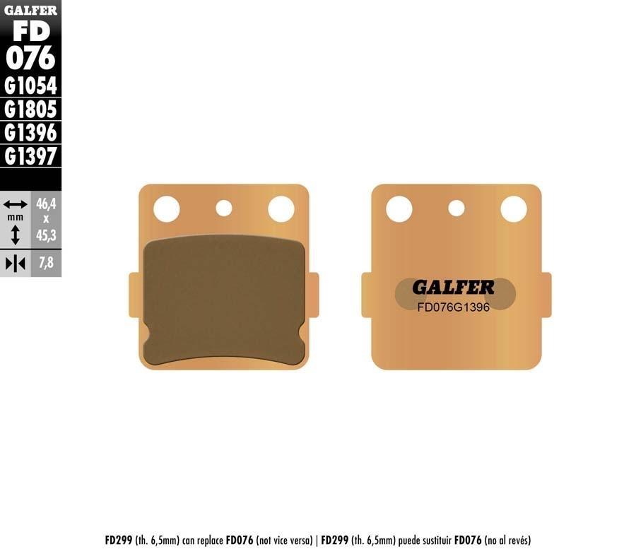 PASTILLAS FRENO GALFER 076 G1396