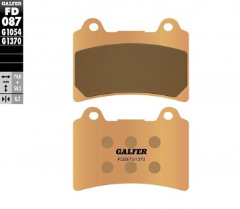 PASTILLAS FRENO GALFER 087 G1370