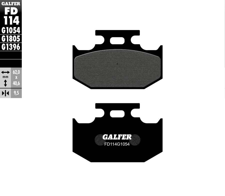 PASTILLAS FRENO GALFER 114 G1054