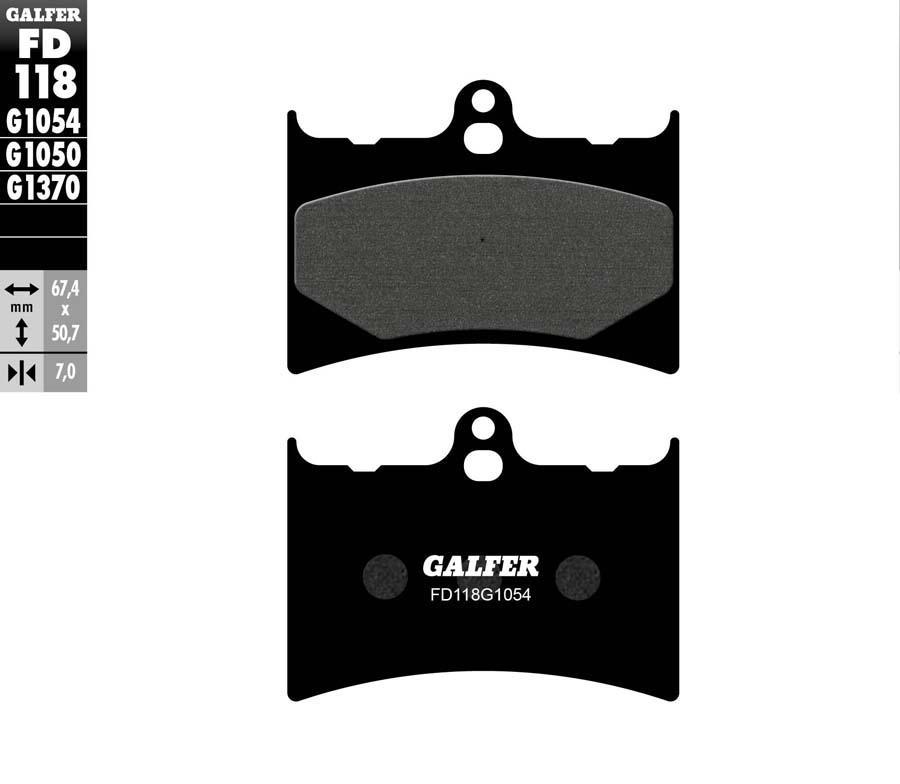 PASTILLAS FRENO GALFER 118 G1054