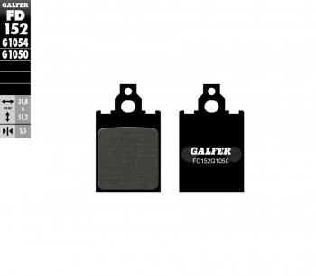 PASTILLAS FRENO GALFER 152 G1050