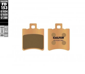 PASTILLAS FRENO GALFER 153 G1380