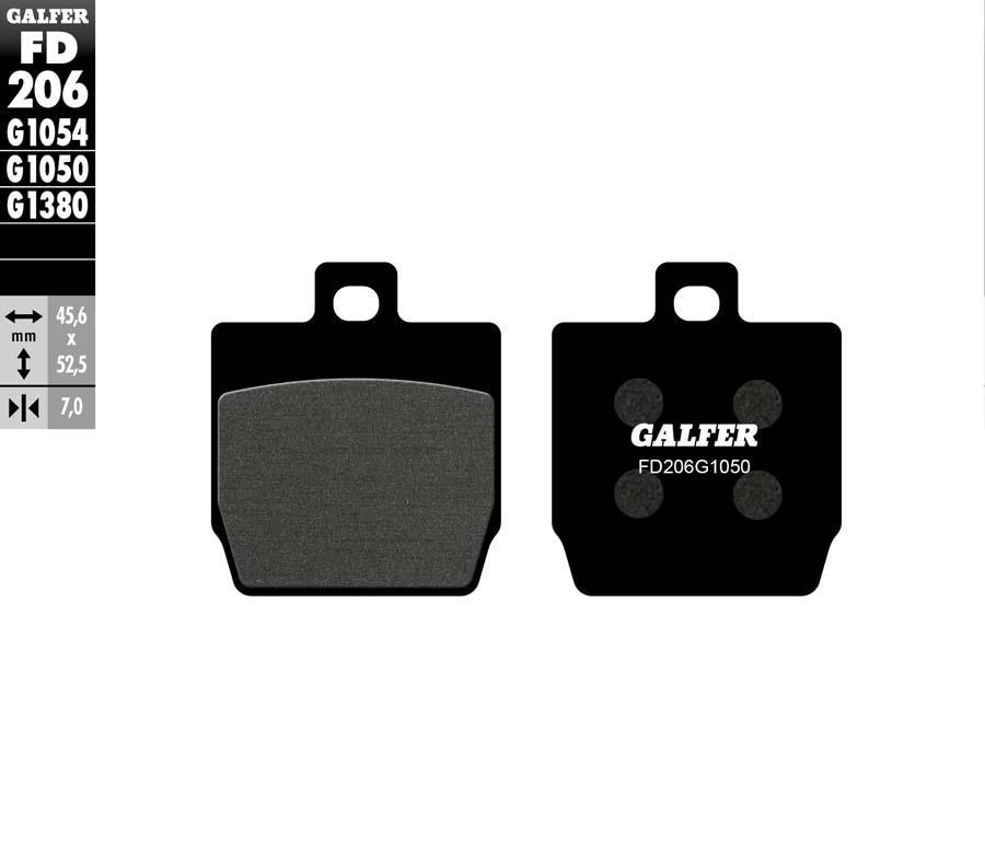 PASTILLAS FRENO GALFER 206 G1050