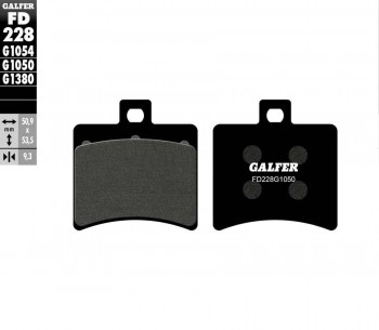 PASTILLAS FRENO GALFER 228 G1050