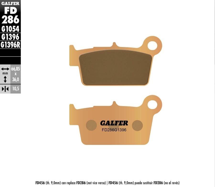 PASTILLAS FRENO GALFER 286 G1396