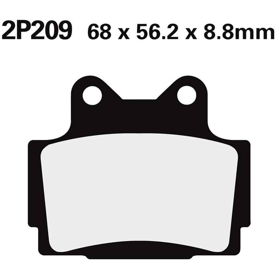 PASTILLAS FRENO NISSIN 2P209GS TRA. TZR125/250