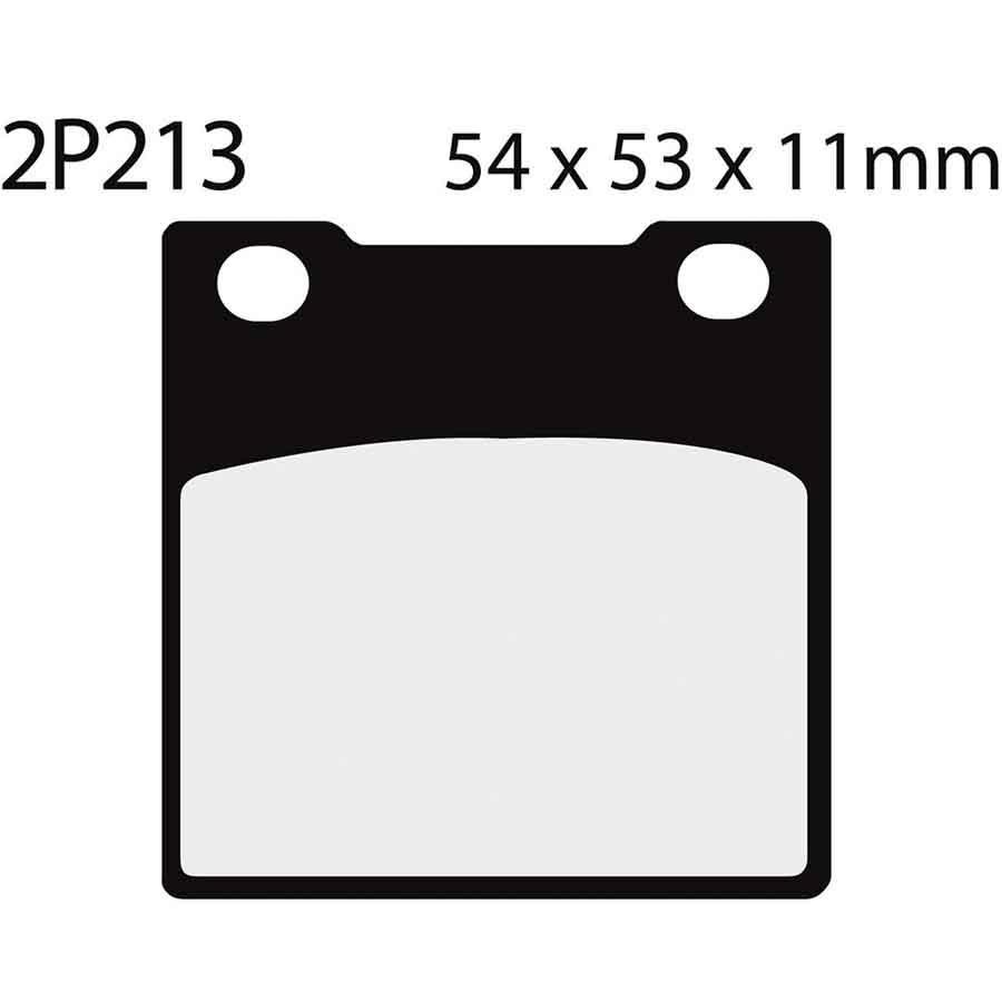 PASTILLAS FRENO NISSIN 2P213NS TRA. RGV125/250