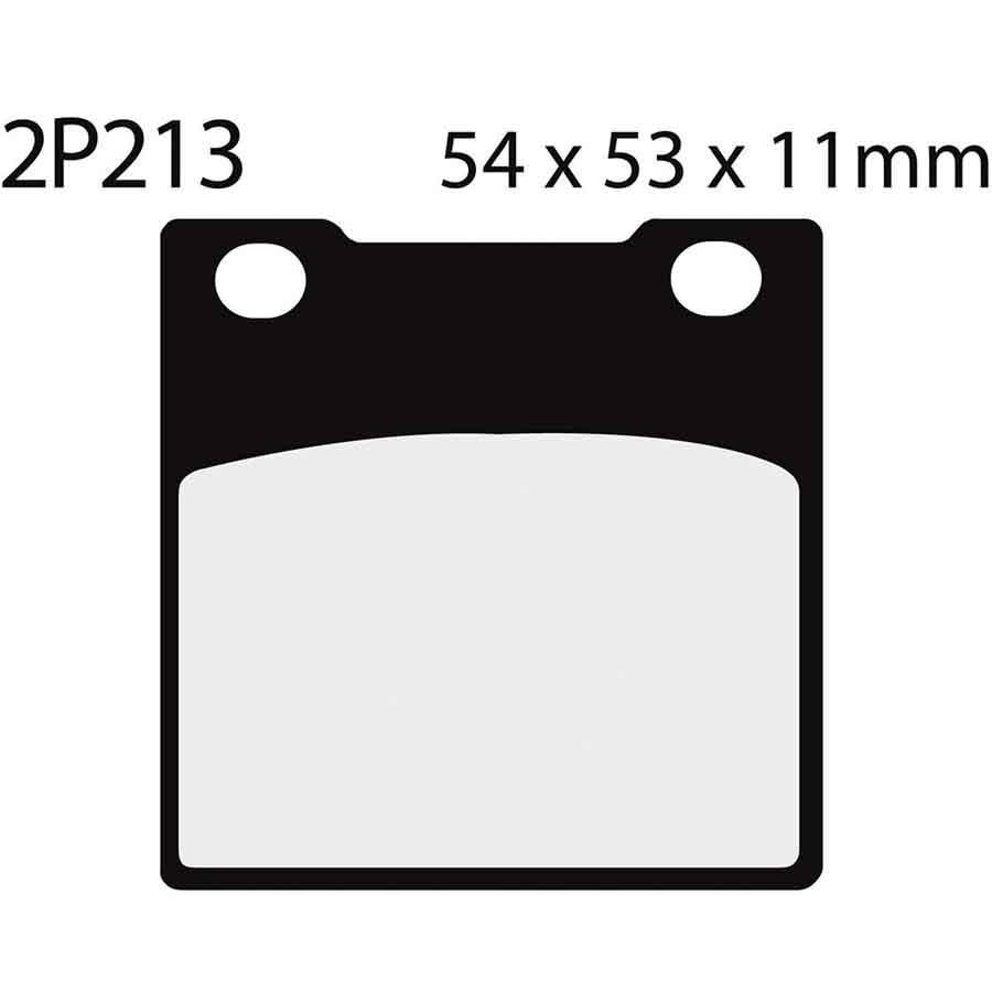 PASTILLAS FRENO NISSIN 2P213ST TRA. ZXR750 89-95  2P213ST