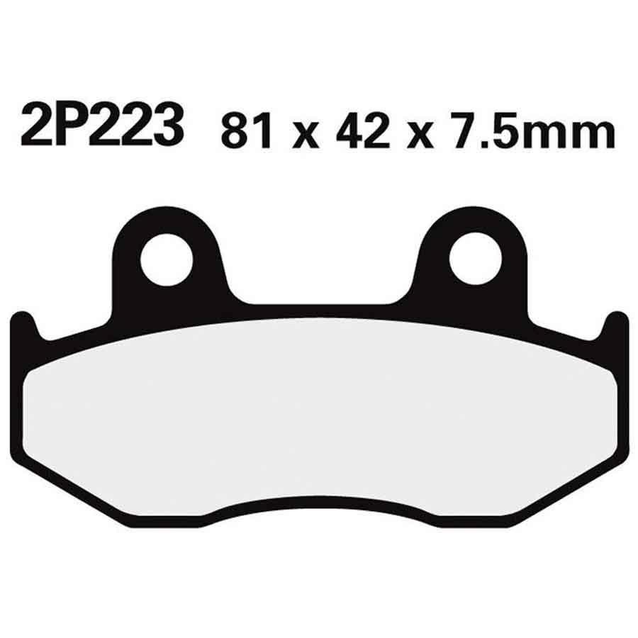 PASTILLAS FRENO NISSIN 2P223GS DEL. XR600 85-87  2P223GS