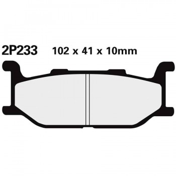 PASTILLAS FRENO NISSIN 2P233NS DEL. XJ600 91-97  2P233NS
