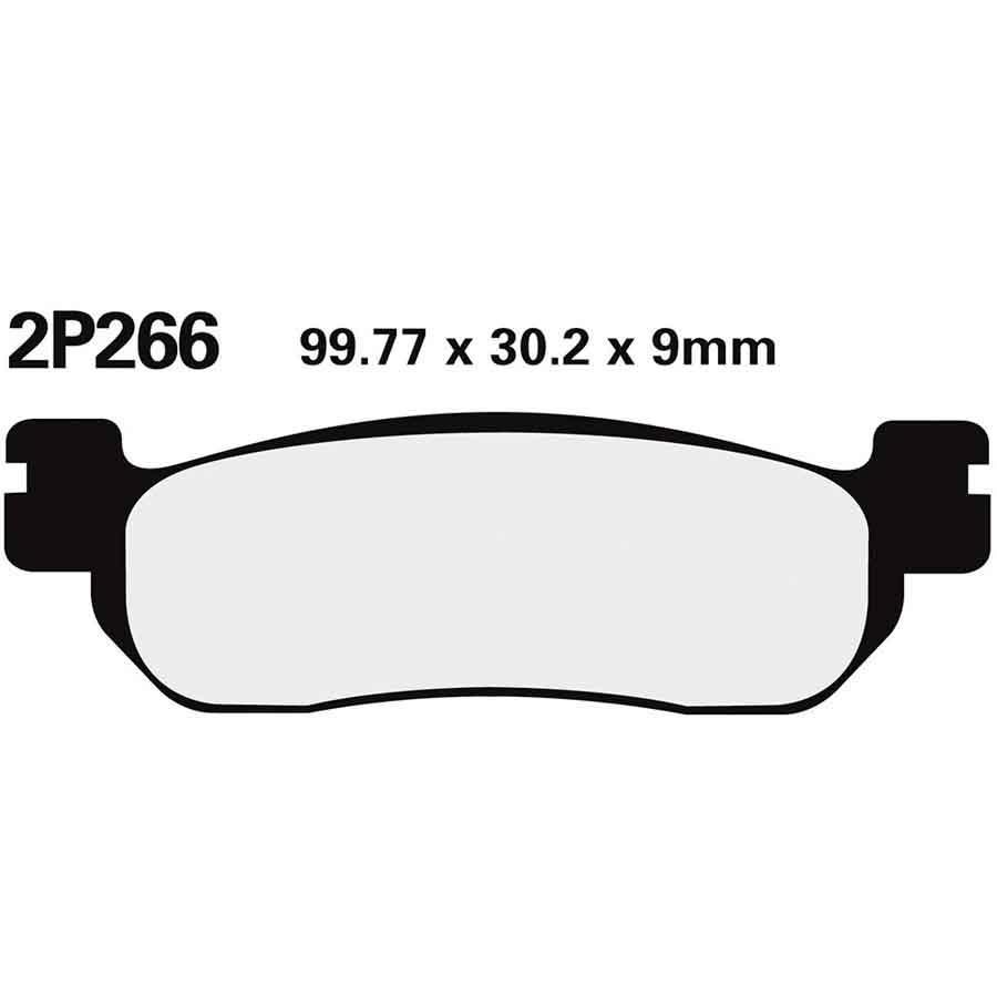 PASTILLAS FRENO NISSIN 2P266NS TRA. R6 98-02 R1 02-03